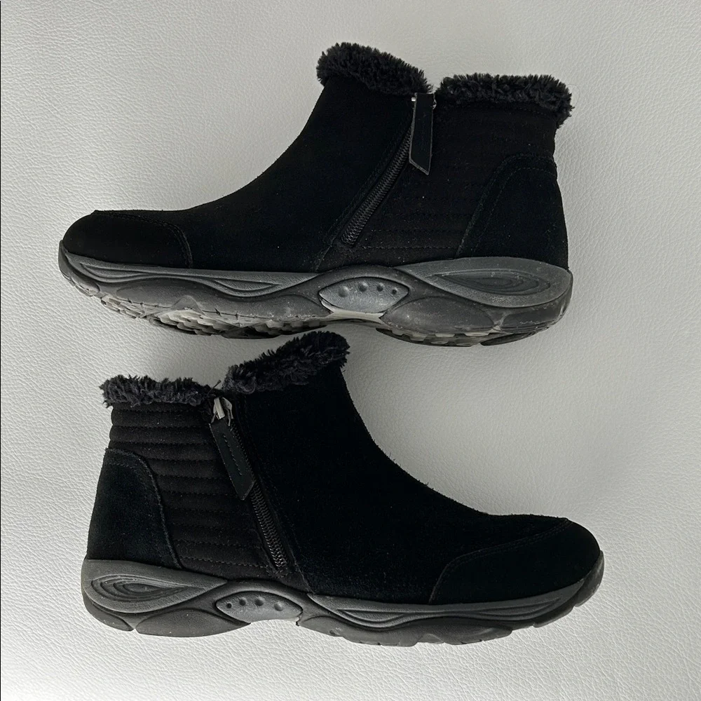 Easy Spirit Elinot women’s Black Winter Boots, size 9 Wide